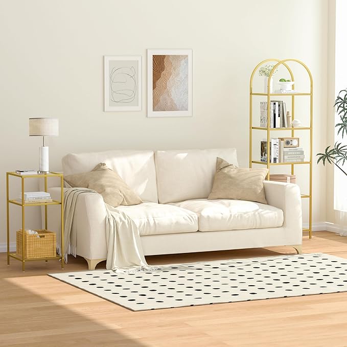 Homhedy 3-Tier Side Tables Set of 2, End Tables - Image 5