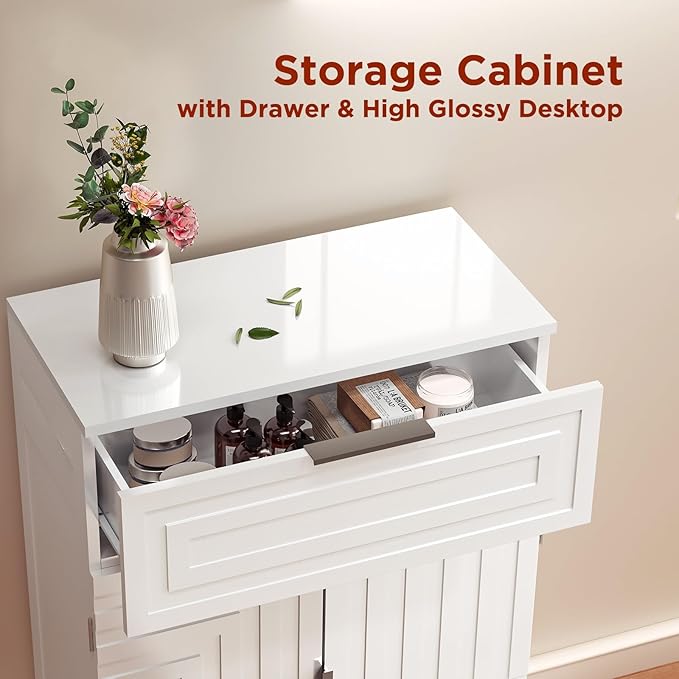 Storage Cabinet Bathroom Floor Cabinets - Image 6