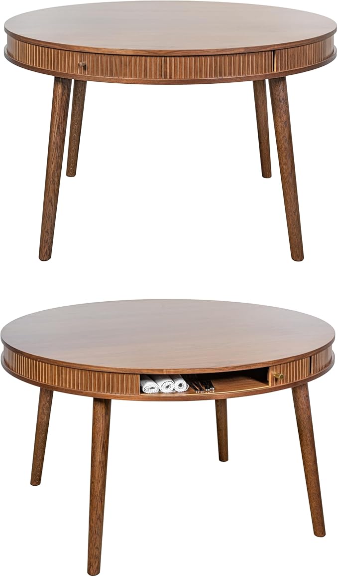 WERMO 47'' Round Dining Table for 4 People - Image 7