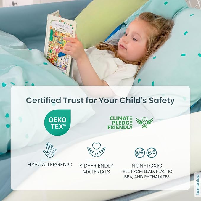 BANBALOO | Bed Bumper for Toddlers 53" | Bed Rails for Queen, Full-Size Bed | - Image 8