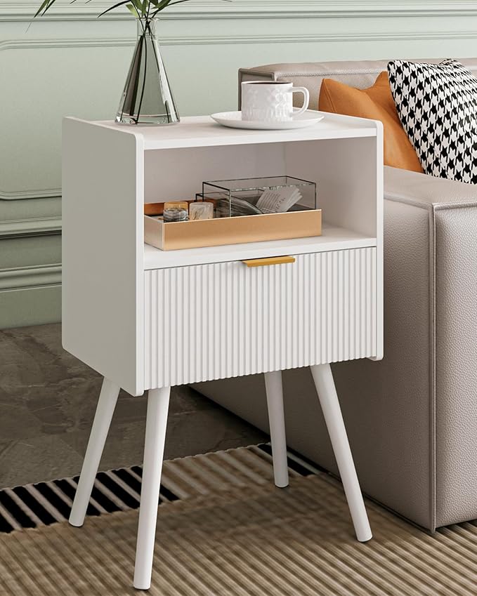 Nightstand, Modern Bedside Table by Unknown