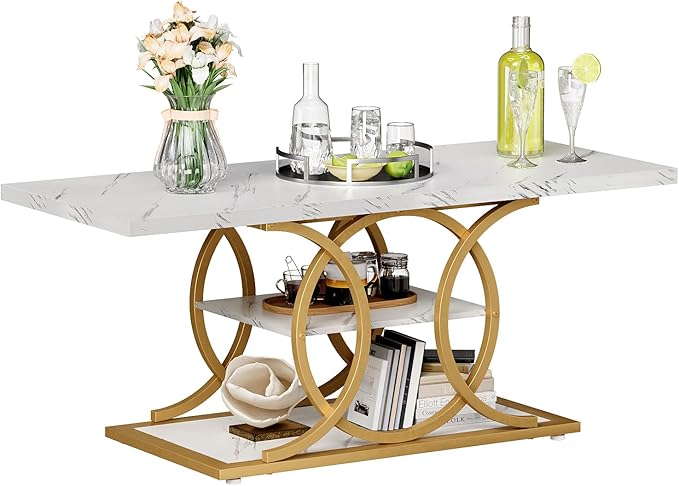 GiftGo Rustic Coffee Table - Image 7