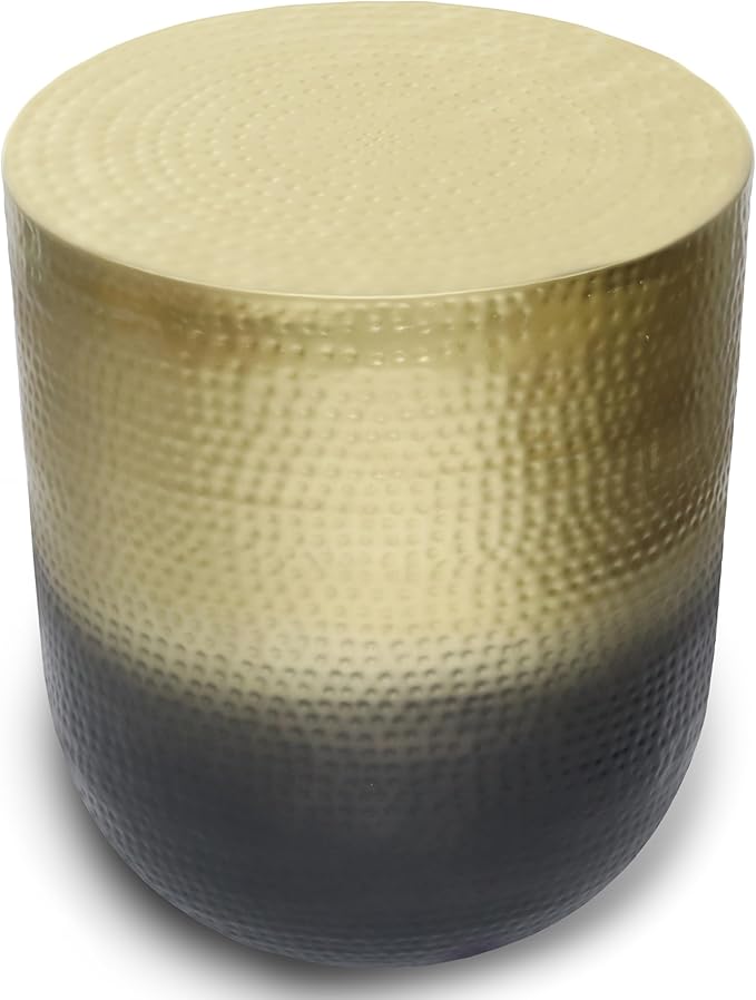 SIMPLIHOME Nova Boho 19 Inch Wide Metal Side Table in Gold Ombre, Fully - Image 4