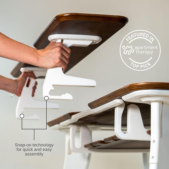 HOEK Collapsible Desk Bundle, 47.5" x 23", Portable Study Desk - Image 9
