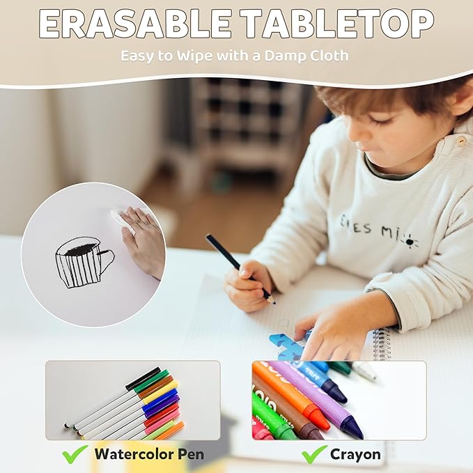 Adjustable Kids Table & Chairs Set - Image 6