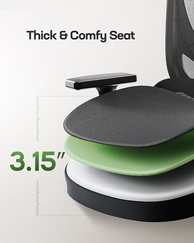 Marsail Ergonomic Office Chair Desk Chair, Gaming Chair - Image 4