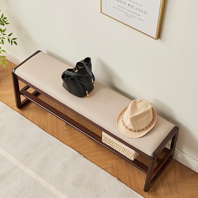 Wooden Shoe Rack Bench - Image 6