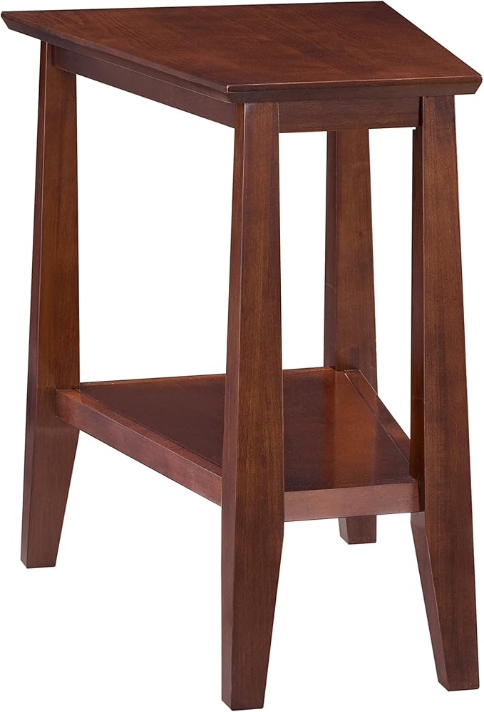 Delton 24 in. Solid Wood Recliner Wedge Side End Side Table by LeickFurniture