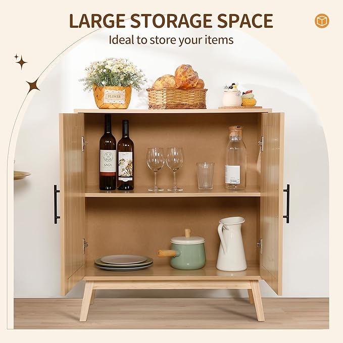 Rengue Sideboard Buffet Cabinet - Image 4