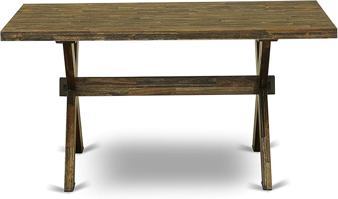 East West Furniture X777FL716-7 7 Piece Dining Room Table Set Consist of a - Image 5