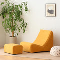 N&V Bean Bag Chair Single Seated Foam Sofa Armless Floor Sofa by NV