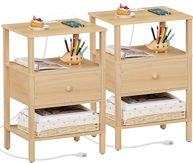 Lerliuo Nightstand Set of 2 by Lerliuo