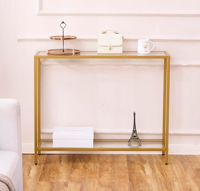 MAJARO Small Modern Console Table - Image 3