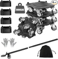 Upgraded Furniture Dolly Movers 5 Wheel Heavy Duty 3000LBS Capacity Carbon by LOYALTIGER