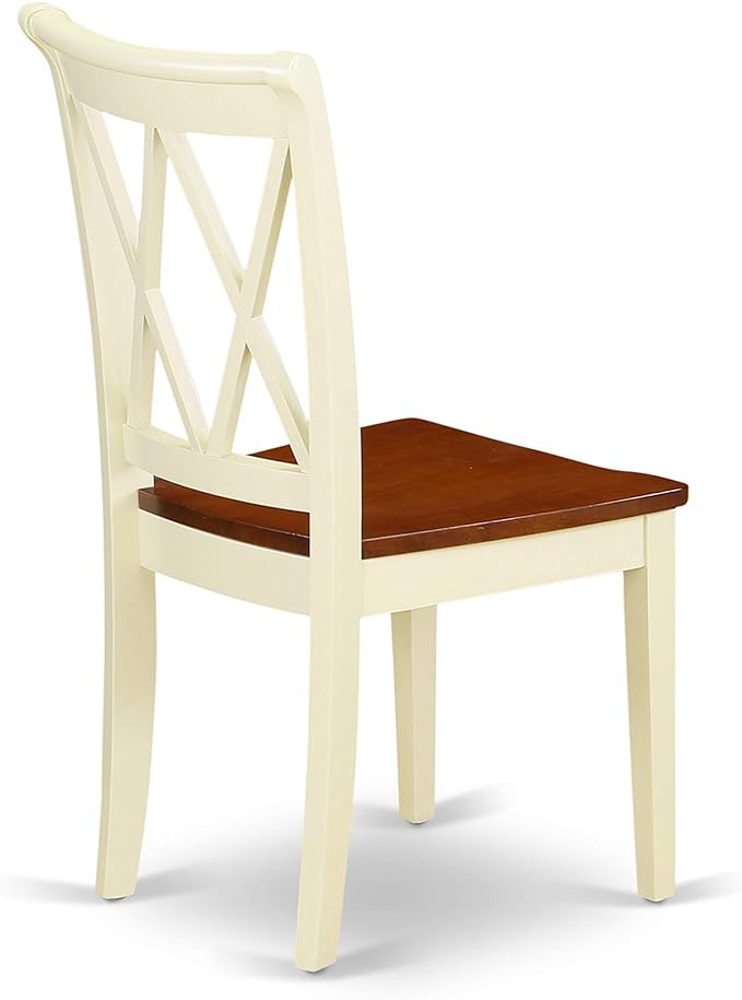 East West Furniture MZCL5-WHI-W 5 Piece Dinette Set - Image 13