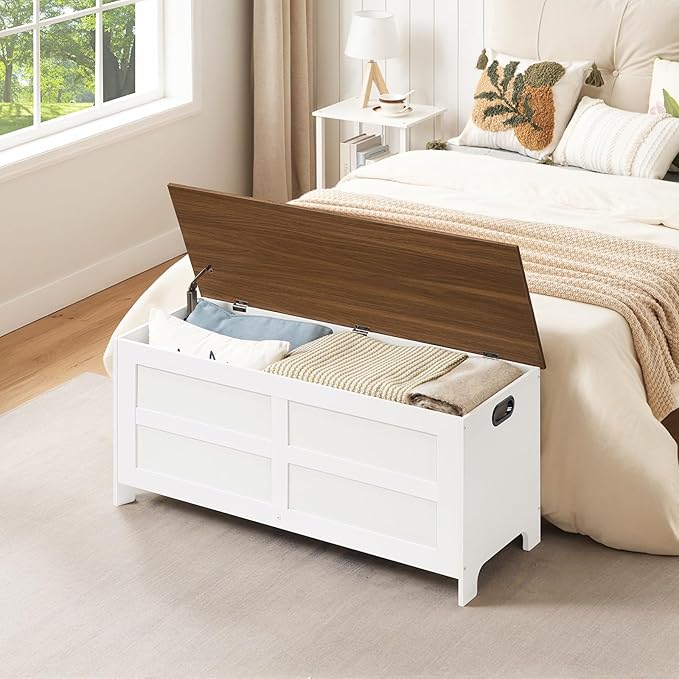 Storage Chest, 39.4” Large Toy Chest, Entryway Storage Trunk, Storage Bench - Image 8