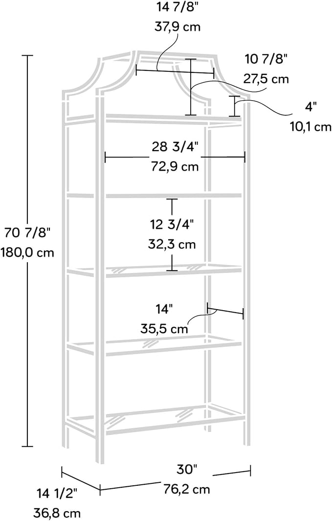 Sauder Harvey Park Bookcase/Book Shelf - Image 3