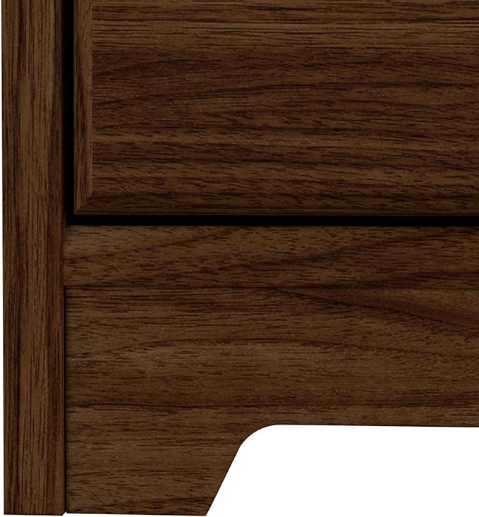 Bush Furniture Cabot 2 Drawer Lateral File Cabinet in Modern Walnut, Home - Image 7