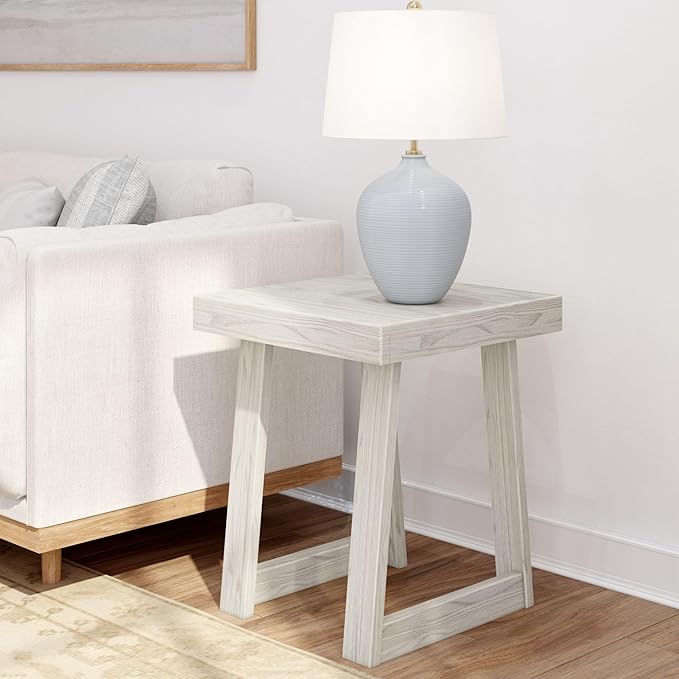 Plank+Beam Classic Square Side Table, Slim Side Table by PlankBeam