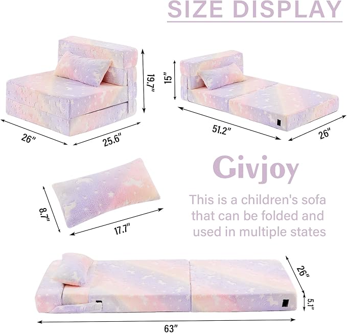 Folding Sofa Bed Floor Mattress - Image 3