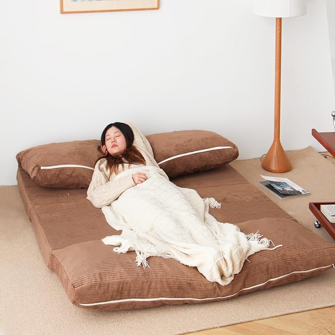 N&V Folding Matress Sofa Bean Bag Bed, Foam Filling Folding Matress Sofa - Image 4