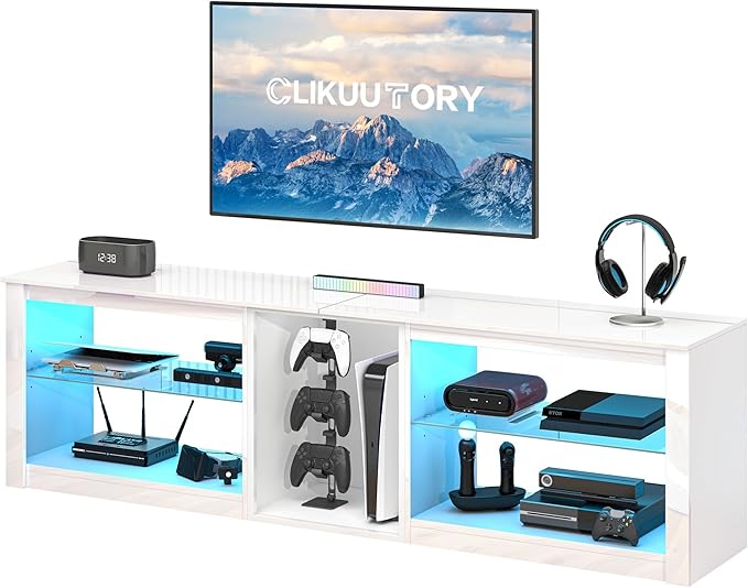 Clikuutory 63 inch High Gloss LED TV Stand - Image 7