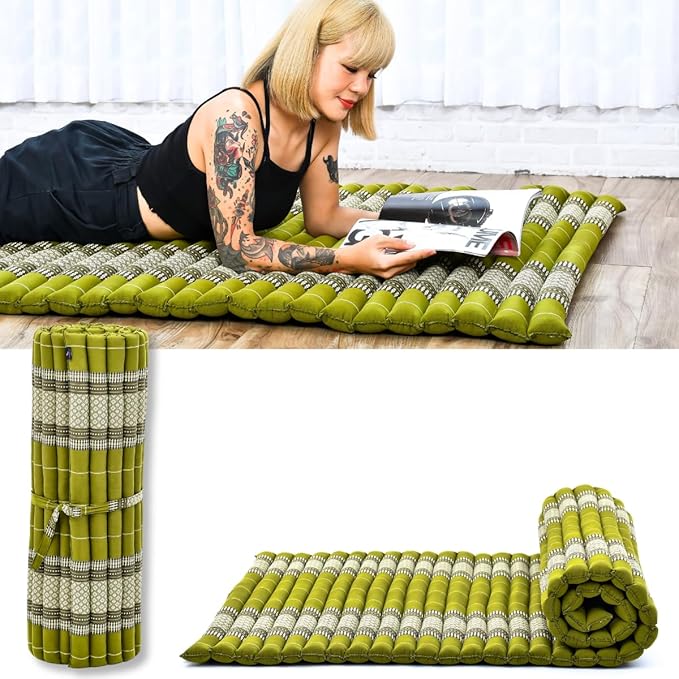 Leewadee - Kapok Roll Mat – Handcrafted Folding Sleep & Relaxation Mattress by Leewadee
