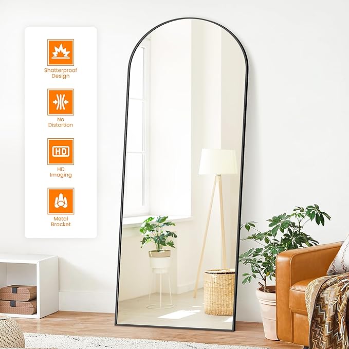 Full Length Arched Mirror, Living Room, Dressing Room - Image 2