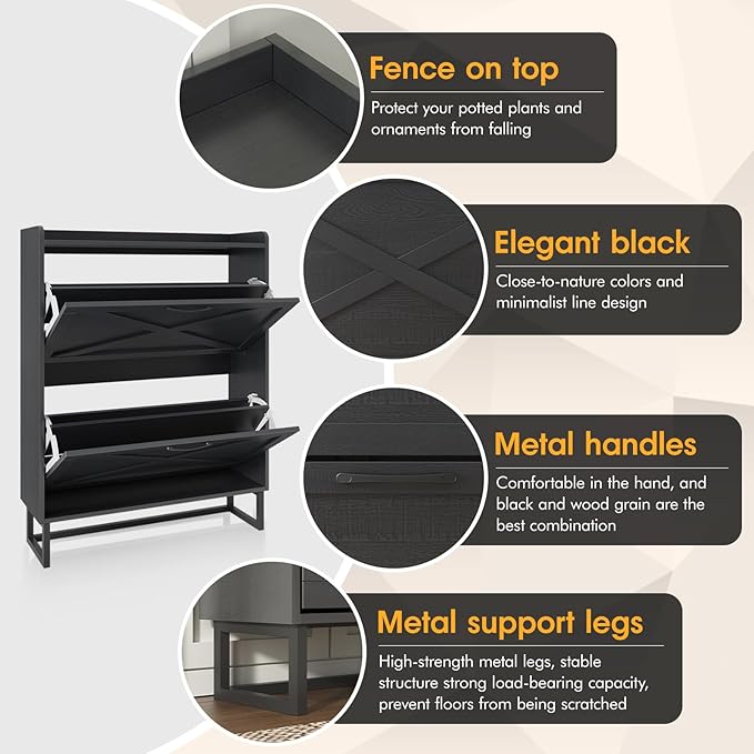 Maupvit Shoe Storage Cabinet - Image 4