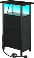 Narrow End Table Living Room by LOAKEKEL