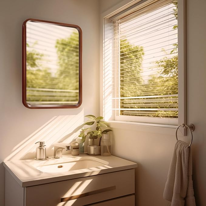 WallBeyond 18x24 Inch Wood Mirror - Image 2