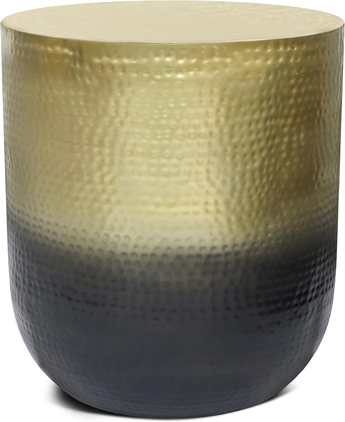 SIMPLIHOME Nova Boho 19 Inch Wide Metal Side Table in Gold Ombre, Fully by SimpliHome