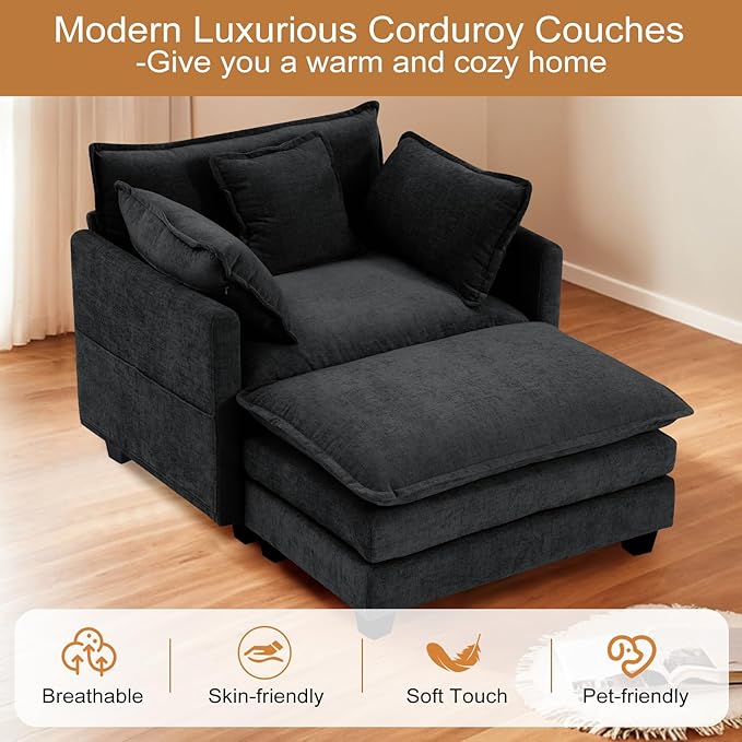 Furniliving Oversized Accent Chairs - Image 7