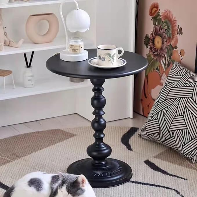 Chic Vintage Round Side Table - Image 7