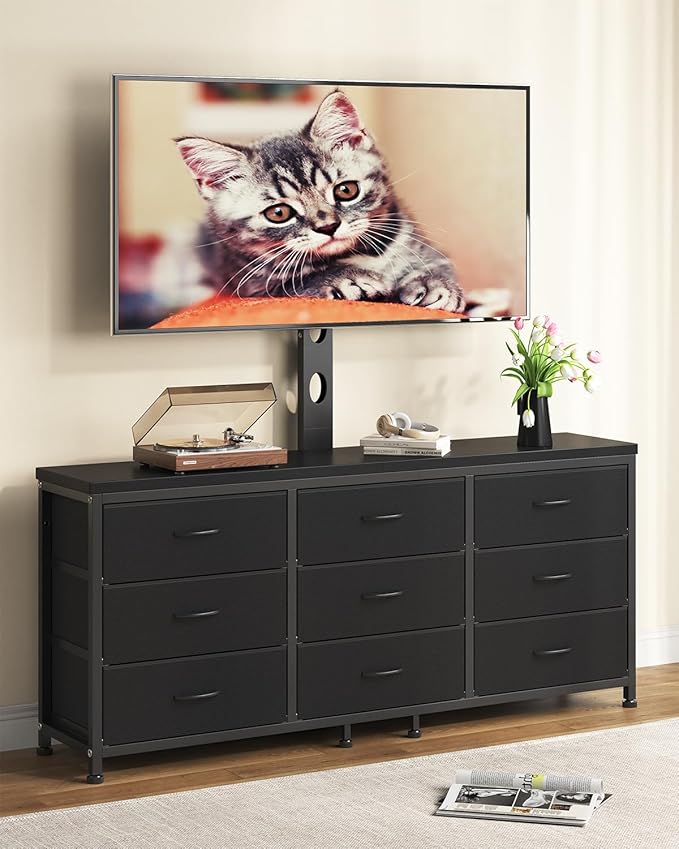 TV Stand with Mount for 32/55/65/75/85 inch TVs, Entertainment Center with 9 by Unknown