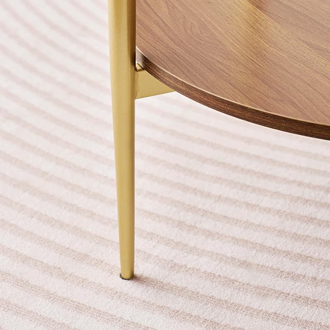 Round Glass End Table, Mid-Century Modern Design Sofa Table - Image 7