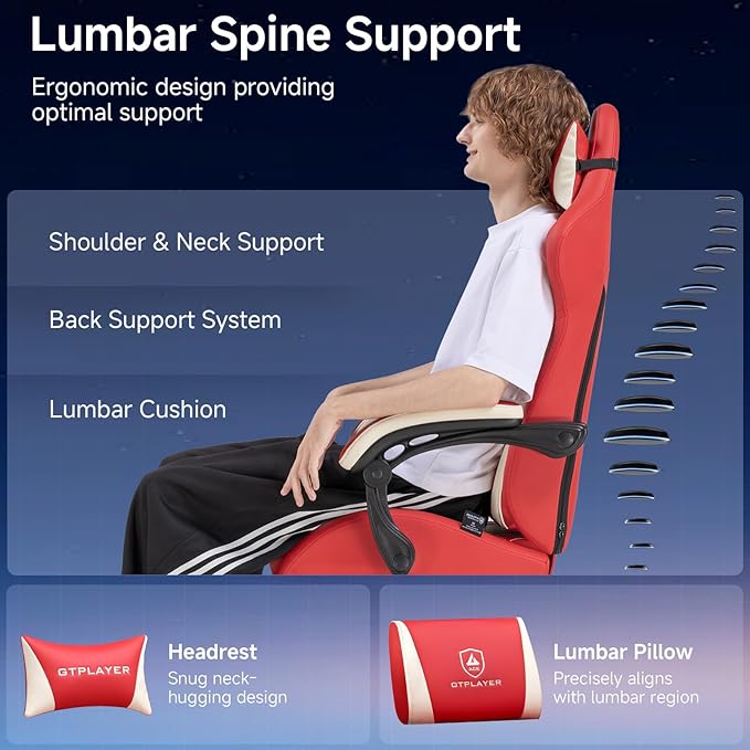 GTPLAYER Gaming Chair, Video Game Chairs - Image 8