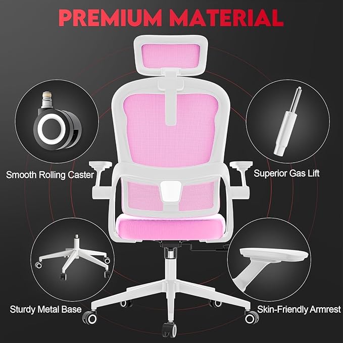 Ergonomic Office Chair - 400LB Comfy Desk Chairs - Image 5