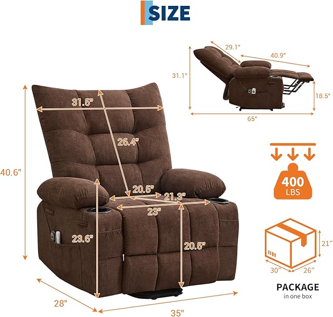 GarveeHome Power Lift Recliner Chair - Image 2