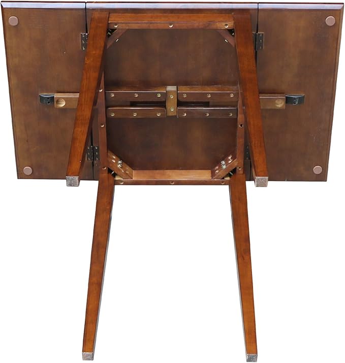 IC International Concepts, Small Drop Leaf Dining Table - Image 9
