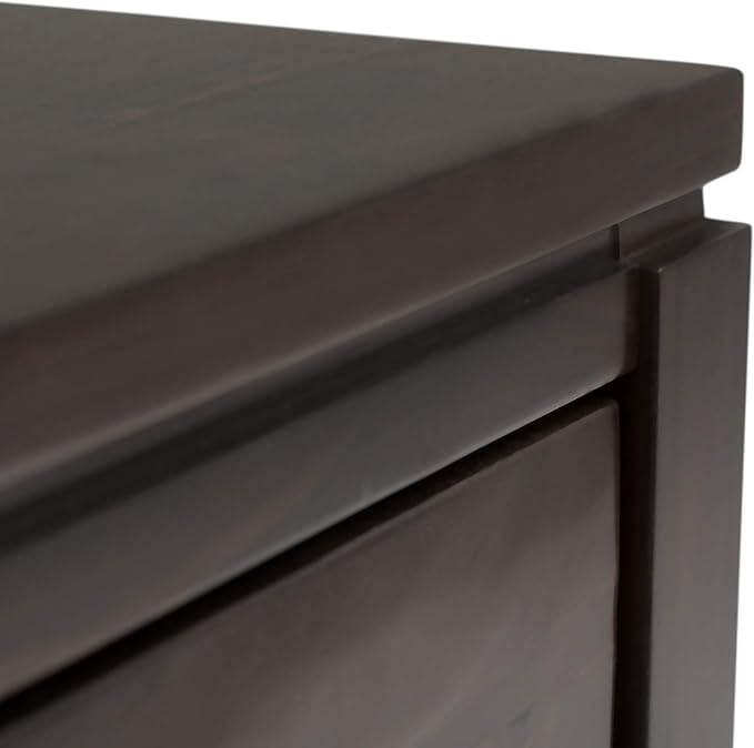 SIMPLIHOME Cosmopolitan SOLID WOOD 18 inch Wide Square Contemporary End Side - Image 7