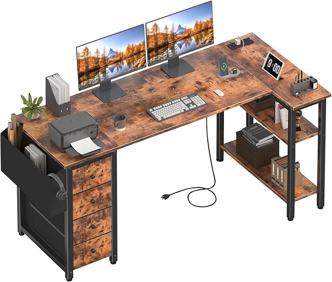 Lufeiya L Shaped Computer Desk by LUFEIYA