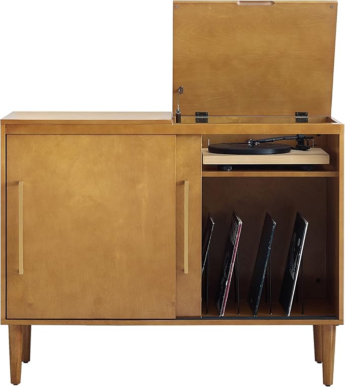 Crosley Furniture Everett Media Console and Record Player Stand by CrosleyFurniture