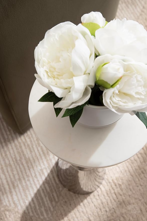Kate and Laurel Tira Elegant Round Drink Table, 10 x 22, Modern Glam Circle - Image 5