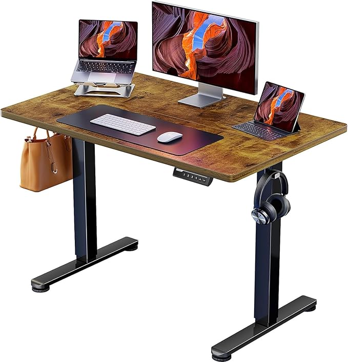 ErGear Height Adjustable Electric Standing Desk, 40 x 24 Inches Sit Stand up by ErGear