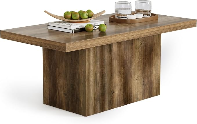 47-Inch Large Coffee Table by LITTLETREE
