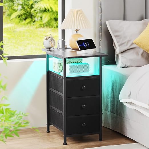 AMHANCIBLE Narrow End Table Living Room - Image 2