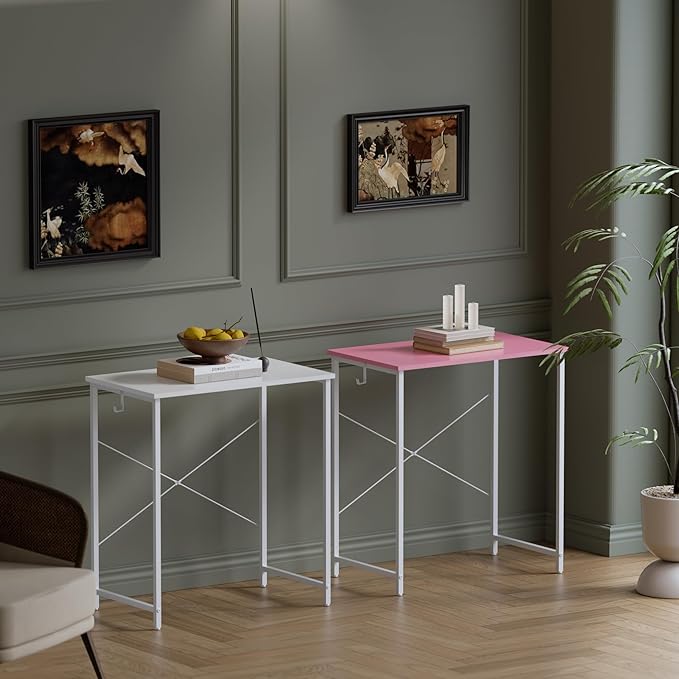 Pamray 23 Inch Computer Desk for Small Spaces, Home Office Work Desk - Image 6