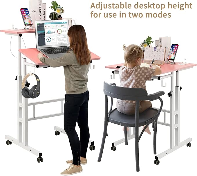Hadulcet Mobile Standing Desk - Image 6