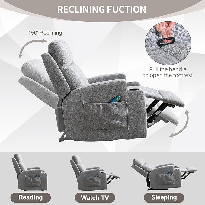 Phoenix Home Manual Recliner Chair - Image 5